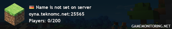 Name is not set on server