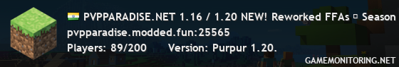 PVPPARADISE.NET 1.16 / 1.20 NEW! Reworked FFAs ☠ Season 2 ☠