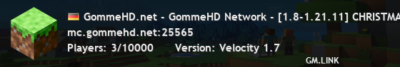 GommeHD.net - GommeHD Network - [1.8-1.21.11] CHRISTMAS EVENT + TTT UPDATE