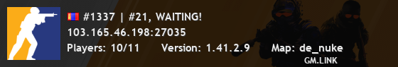 #1337 | #21, WAITING!