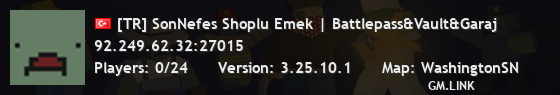 [TR] SonNefes Shoplu Emek | Battlepass&Vault&Garaj