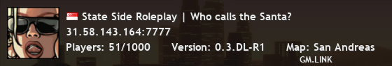 State Side Roleplay | Who calls the Santa?