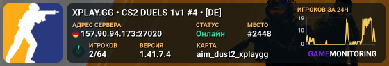 XPLAY.GG • CS2 DUELS 1v1 #4 • [DE]