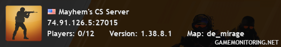 Mayhem's CS Server