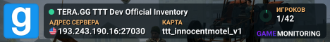 🌎 TERA.GG 💫 TTT Dev 💫 Official Inventory