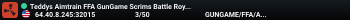 Teddys Aimtrain FFA GunGame Scrims Battle Royale 1v1 1.0