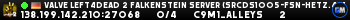 Valve Left4Dead 2 Falkenstein Server (srcds1005-fsn-hetz.421.54