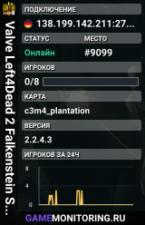 Valve Left4Dead 2 Falkenstein Server (srcds1004-fsn-hetz.421.11