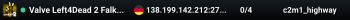 Valve Left4Dead 2 Falkenstein Server (srcds1003-fsn-hetz.421.12