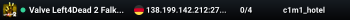 Valve Left4Dead 2 Falkenstein Server (srcds1003-fsn-hetz.421.11