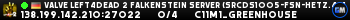 Valve Left4Dead 2 Falkenstein Server (srcds1005-fsn-hetz.421.8)