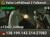 Valve Left4Dead 2 Falkenstein Server (srcds1001-fsn-hetz.421.68