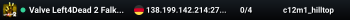 Valve Left4Dead 2 Falkenstein Server (srcds1001-fsn-hetz.421.68
