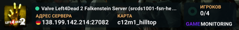 Valve Left4Dead 2 Falkenstein Server (srcds1001-fsn-hetz.421.68
