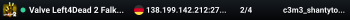 Valve Left4Dead 2 Falkenstein Server (srcds1003-fsn-hetz.421.8)
