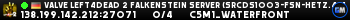 Valve Left4Dead 2 Falkenstein Server (srcds1003-fsn-hetz.421.57