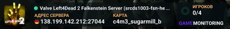 Valve Left4Dead 2 Falkenstein Server (srcds1003-fsn-hetz.421.30