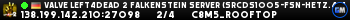 Valve Left4Dead 2 Falkenstein Server (srcds1005-fsn-hetz.421.84