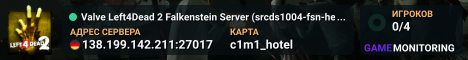 Valve Left4Dead 2 Falkenstein Server (srcds1004-fsn-hetz.421.3)