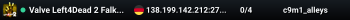Valve Left4Dead 2 Falkenstein Server (srcds1003-fsn-hetz.421.13