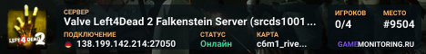 Valve Left4Dead 2 Falkenstein Server (srcds1001-fsn-hetz.421.36