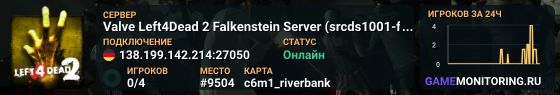 Valve Left4Dead 2 Falkenstein Server (srcds1001-fsn-hetz.421.36