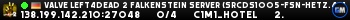 Valve Left4Dead 2 Falkenstein Server (srcds1005-fsn-hetz.421.34
