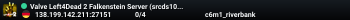 Valve Left4Dead 2 Falkenstein Server (srcds1004-fsn-hetz.421.13