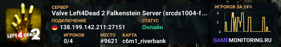 Valve Left4Dead 2 Falkenstein Server (srcds1004-fsn-hetz.421.13