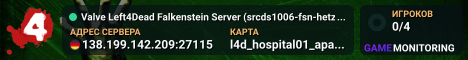 Valve Left4Dead Falkenstein Server (srcds1006-fsn-hetz.421.101)
