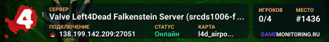 Valve Left4Dead Falkenstein Server (srcds1006-fsn-hetz.421.37)