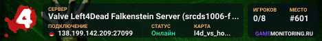 Valve Left4Dead Falkenstein Server (srcds1006-fsn-hetz.421.85)