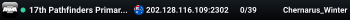 17th Pathfinders Primary Server