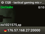 CQB - tactical gaming           mic required !