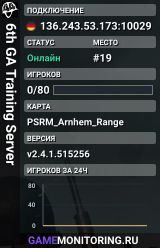 6th GA Training Server