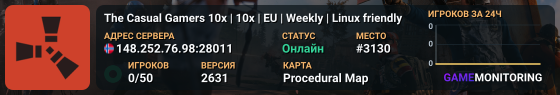 The Casual Gamers 10x | 10x | EU | Weekly | Linux friendly