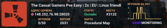 The Casual Gamers Pve Easy | 2x | EU | Linux friendly