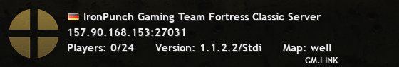 IronPunch Gaming Team Fortress Classic Server