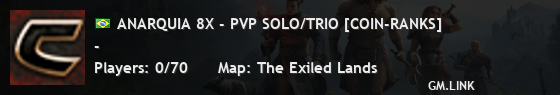 ANARQUIA 8X - PVP SOLO/TRIO [COIN-RANKS]