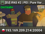 [EU] IFAS #2 | PEI | Pure Vanilla | PvE