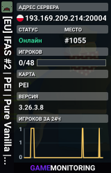 [EU] IFAS #2 | PEI | Pure Vanilla | PvE