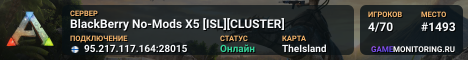 BlackBerry No-Mods X5 [ISL][CLUSTER]