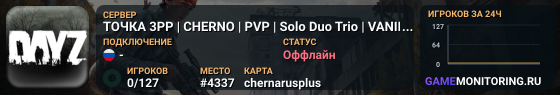 ТОЧКА 3PP | CHERNO | PVP | Solo Duo Trio | VANILLA++