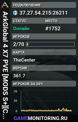 ArkGlobal 4 X7 PVE [MODS S+][CLUSTER][25.06]