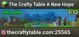 The Crafty Table A New Hope