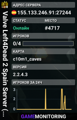 Valve Left4Dead 2 Spain Server (srcds1002-mad1.195.230)