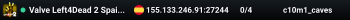 Valve Left4Dead 2 Spain Server (srcds1002-mad1.195.230)