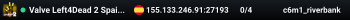 Valve Left4Dead 2 Spain Server (srcds1002-mad1.195.179)