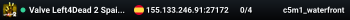 Valve Left4Dead 2 Spain Server (srcds1002-mad1.195.158)