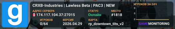 CRXB-Industries | Lawless Beta | PAC3 | NEW